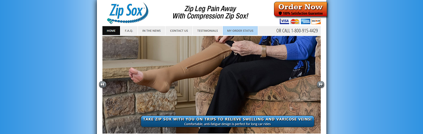 Zip Sox Review Zip Sox website screenshot