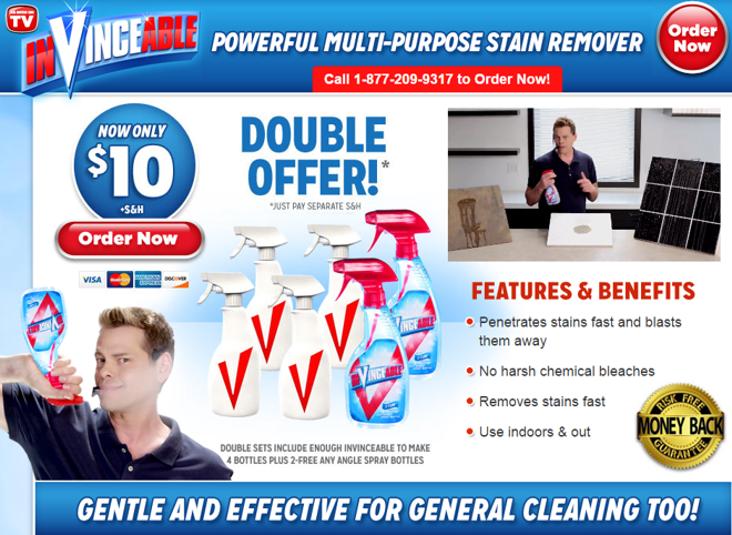 InVinceable All-Purpose Cleaner Reviews invinceable website may 2015