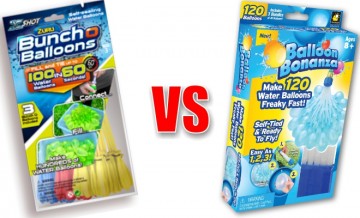 Fast Filling Balloons Battle it out in 2015 bunch o balloons vs balloon bonanza