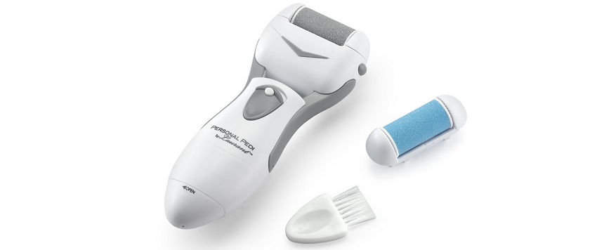 Personal Pedi unit with roller and brush